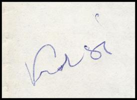 Verebes Károly (1920-1987): színművész autográf aláírással ellátott levele Sívó Emil szerzőnek nem s...