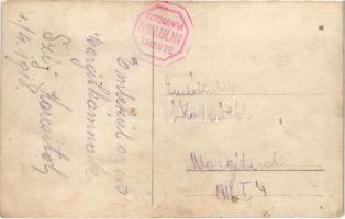 1918 Szíj Károly osztrák magyar matróz Károly-csapatkereszt emlékérem kitüntetéssel / K.u.k. Kriegsm...