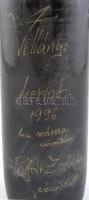 1996 Polgár Zoltán Villányi Merlot, bontatlan palack száraz vörösbor, 13%, pincében, szakszerűen tár...