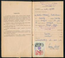 1964-1968 A Szombathelyi Tanítóképző Intézet által kiállított leckekönyv és tanítói oklevél