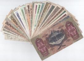 Vegyes 28db-os külföldi és magyar bankjegy tétel, mind különféle T:III,III-
Mixed 28pcs of foreign ...
