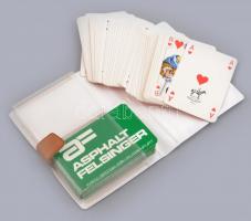 Nagy kártya tétel, összesen 36 pakli, közte 2 pakli régi Piatnik kártya tokban, stb., sok bontatlan ...