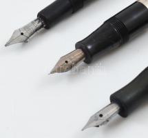 3 db régi bakelit töltőtoll