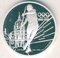 Franciaország 1994. 100Fr Ag "Olimpia-gerelyhajítás" T:PP