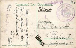 1915 Donauflottille bei Festung Peterwardein. K.u.K. Kriegsmarine / Osztrák-Magyar Haditengerészet D...