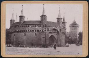 cca 1890 Krakkó keményhátú fotó / Krakow photo 18x12 cm