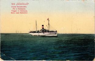 SS Gödöllő egycsavaros tengeri személy és áruszállító gőzhajó / Hungarian passenger and cargo steamship (EB)