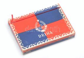 Drina jugoszláv cigaretta, bontatlan csomag / Unopened pack of Drina Yugoslavian cigarettes