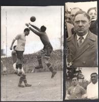 1929 Az Uruguay-Ferencváros (2:3) legendás labdarúgó mérkőzés 38 db eredeti fotója. 18x24 cm-ig Nagy...