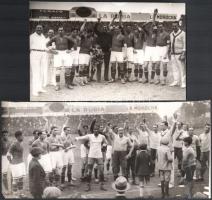 1929 Az Uruguay-Ferencváros (2:3) legendás labdarúgó mérkőzés 38 db eredeti fotója. 18x24 cm-ig Nagy...