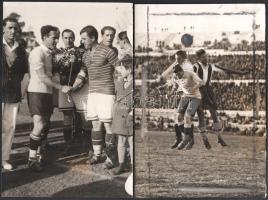 1929 Az Uruguay-Ferencváros (2:3) legendás labdarúgó mérkőzés 38 db eredeti fotója. 18x24 cm-ig Nagy...