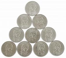 1994. 200Ft Ag "Deák" (10x) T:1-,2 patina 
Adamo F13.1