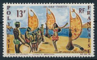 "Long live Tahiti" stamp, "Éljen Tahiti" bélyeg
