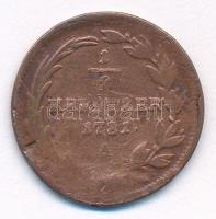 Ausztria 1781A 1/2kr Cu "II. József" T:3 patina, ü.
Austria 1781A 1/2 Kreutzer Cu "J...