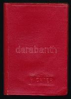 1948 Orvosi zsebkönyv, Richter Gedeon Vegyészeti Gyár Rt., benne a Richter gyár látképe és készítmén...