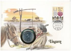 Magyarország 1980. 10Ft felbélyegzett borítékon, bélyegzéssel, német nyelvű leírással T:1-  Hungary 1980. 10 Forint in envelope with stamp, with German description C:AU