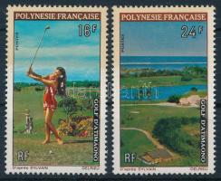 1974 Atimaono golfpálya sor (sárgás gumi / yellow gum) Mi 175-176
