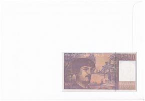 Franciaország 1997. 20Fr felbélyegzett borítékban, bélyegzéssel T:I 
France 1997. 20 Francs in enve...