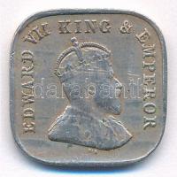 Ceylon 1910. 5c Cu-Ni T:2- patina 
Ceylon 1910. 5 Cents Cu-Ni T:VF patina
Krause KM#103