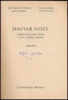 Simon Györgyi - Zala Mária: Magyar nyelv a gépíró és gyorsíró iskola I. és II. osztálya számára. Bp....