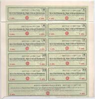 Budapest 1923. "Ganz és Társa-Danubius Gép-, Waggon- és Hajó-Gyár Részvénytársaság" részvé...