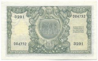 Olaszország 1951. 50L "3291 084732" T:III szép papír
Italy 1951. 50 Lire "3291 08473...
