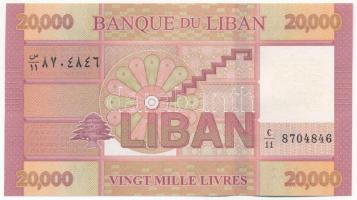 Libanon 2019. 20.000L "C/11 8704846" T:I,I- Lebanon 2019. 20.000 Livres "C/11 8704846" C:UNC,AU Krause P#93