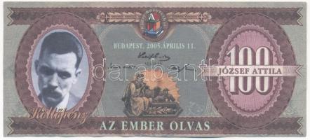 2005. "100 Költőpénz - József Attila" fantáziapénz T:III