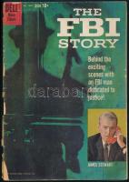 1959 The FBI Story, Dell Movie Classic No. 1069, based on the motion picture by Warner Bros. Pictures, Inc. Comic book, with damaged cover. / The FBI Story c. 1959-es amerikai film hivatalos képregény-adaptációja, a Dell Publishig Co. és a Warner Brothers kiadásában. Angol nyelvű, színes képregényfüzet, sérült borítóval.