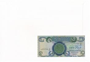 Irak 1980. 1D borítékban, alkalmi bélyeggel és bélyegzéssel T:I 
Iraq 1980. 1 Dinar in envelope wit...