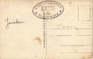 1922 Pozsony, Pressburg, Bratislava; Zur Erinnerung an die Klub Meisterschaft Athleten club Herkules...