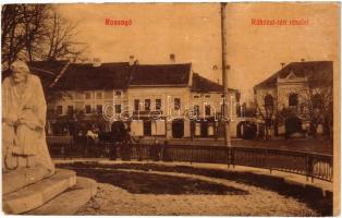 1906 Rozsnyó, Roznava; Rákóczi tér. Búfy János kiadása 71. / square (EK)