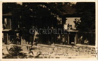 1935 Budapest XII. Zugliget, Mese köz 3. szám alatti ház, Czirákyné levele. photo