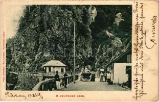 1906 Petrozsény, Petrosany; Szurduki vám a magyar-román határon. Adler fényirda / Surduc customs office on the Hungarian-Romanian border (EK)