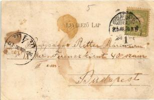 1906 Gyulafehérvár, Karlsburg, Alba Iulia; Sétánysor, Európa szálloda, Klein D. és Krassowsky N. üzl...