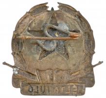 ~1950. "Éltanuló" a Magyar Néphadsereg részben zománcozott, ezüstözött bronz kitüntető jel...