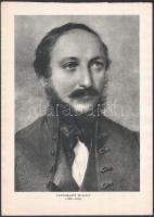 Költők portréi (Ady Endre, Katona József, Balassi Bálint, Vörösmarty Mihály), 4 db nyomat, vegyes ál...