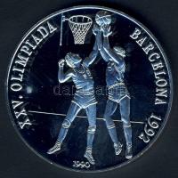 Kuba 1990. 10P Ag "Olimpia-kosárlabda" T:PP