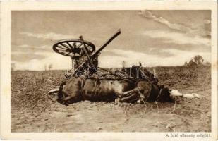 A futó ellenség mögött. A Képes Újság karácsonyi ajándéka / WWI Austro-Hungarian K.u.K. military, injured horse