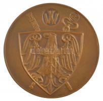 Lengyelország DN Orvosi Akadémia, Lengyelország kétoldalas bronz emlékérem (70mm) T:2 patina Poland ND Medical Academy, Poland two-sided bronze commemorative medallion (70mm) C:XF patina