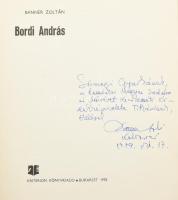 Banner Zoltán: Bordi András. A szerző, Banner Zoltán (1932-) művészeti író által Sümegi György (1947...