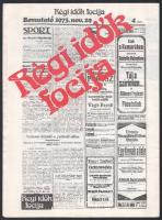 1973 Régi idők focija c. film ismertetője