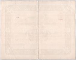 Német Birodalom / Berlin 1900-1913. "Siemens Villamos Vállalat Részvénytársaság" részvény ...