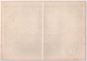 Német Birodalom 1899-1929. 4db klf részvény, jelzálogkötvény: Haffuferbahn Részvénytársaság, Bajor M...