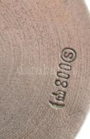 Ezüst (Ag) keresztelőpohár, vésett felirattal, jelzett, 1910 körül, m: 8,5 cm, nettó: 50 g