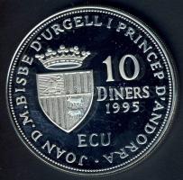 Andorra 1995. 10D Ag "ECU" T:PP