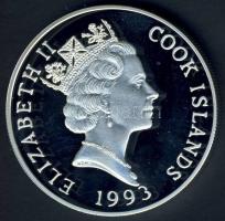Cook-szigetek 1993. 20$ Ag "Olimpia" T:PP