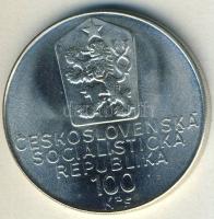 Csehszlovákia 1990. 100K Ag "Karel Capek" T:1