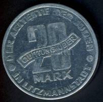 Német 3. Birodalom / Getto Litzmannstadt 20M Al T:3+ R! obligó nélkül!