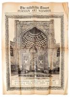 1931 The Times, Persian Art Number, No. 45712. London, January 5, 1931. Fekete-fehér fotókkal illusztrálva, angol nyelven, kissé sérült, szakadozott, XXIV p.